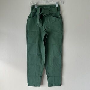 Women's Size 0 Pants Green Cargo A New Day Belt